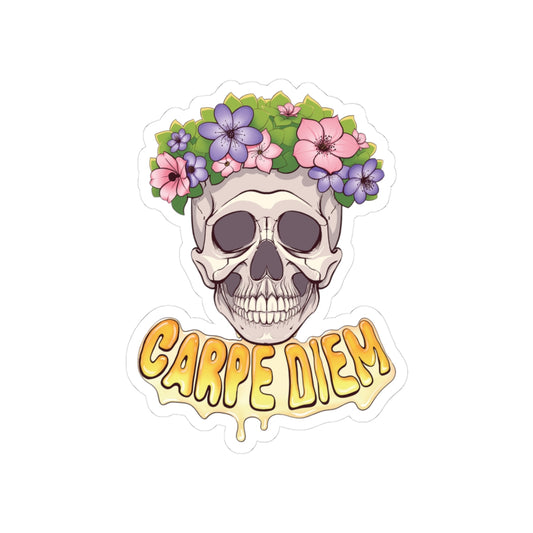 "Joyful Skull" Kiss-Cut Stickers