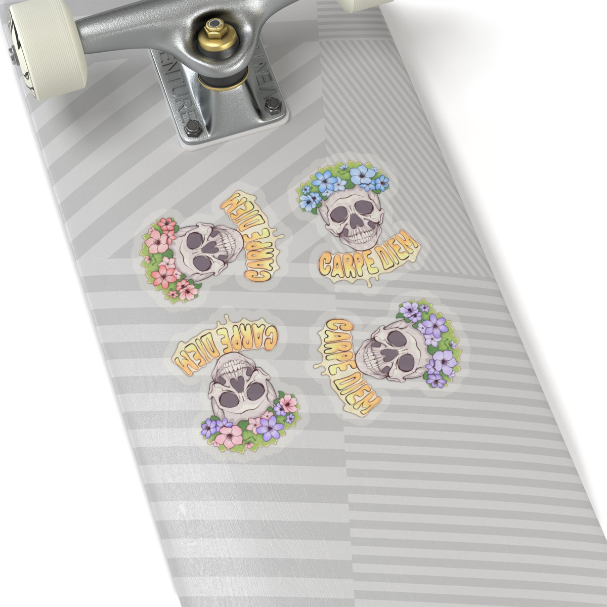 4x "Joyful Skull" Kiss-Cut Stickers (4 options)