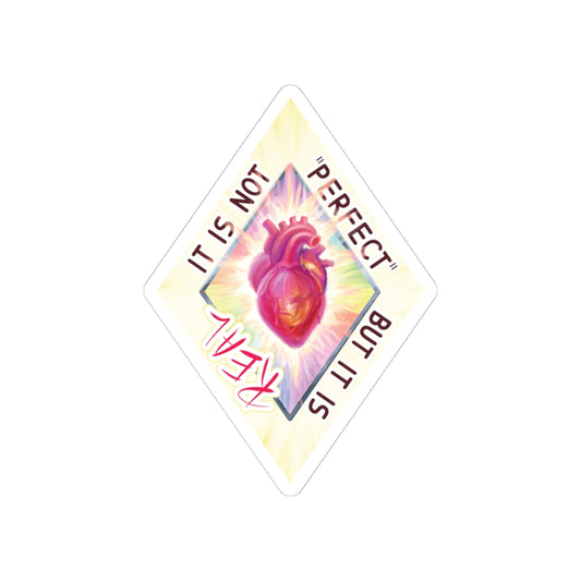 BE REAL YOURSELF Kiss-Cut Stickers